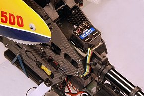 Futaba GY 401 Gyro on Trex 500